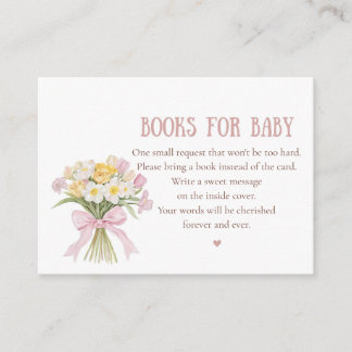 Some Bunny is on the way Invitation Set, Girl Bunn Tilläggskort