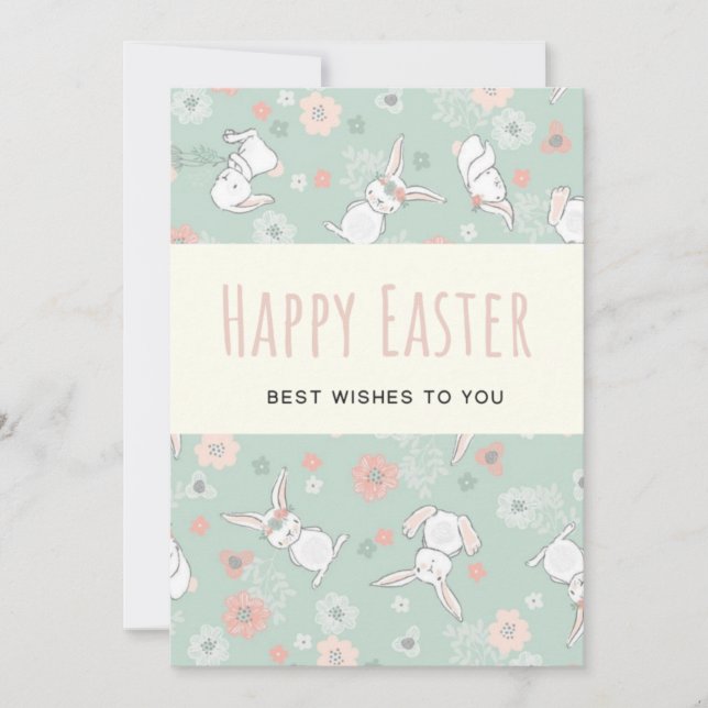 Some Bunny Love You Bokstavsbild Foto God Påsk  Julkort (Framsida)