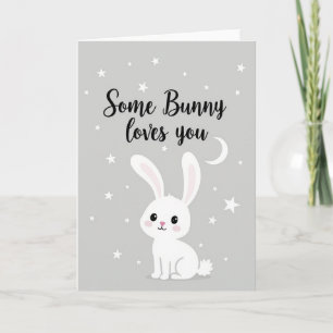 Some Bunny Loves You Baby-kort Kort