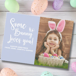 Some Bunny Loves You Easter Photo Inbjudningar