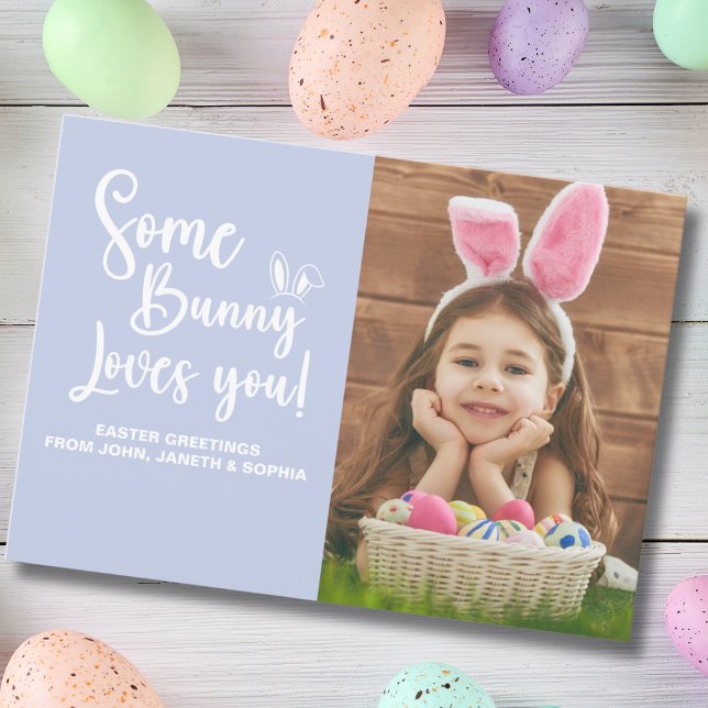 Some Bunny Loves You Easter Photo Inbjudningar (Skapare uppladdad)
