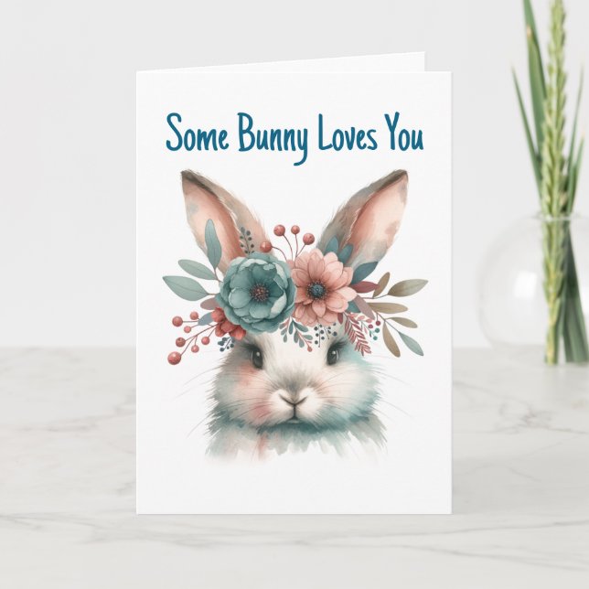 Some Bunny Loves You Greeting  Kort (Framsida)