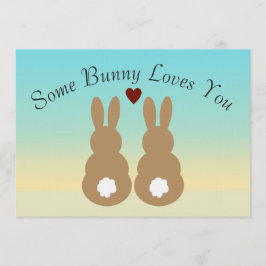 Some Bunny Loves You Inbjudningar