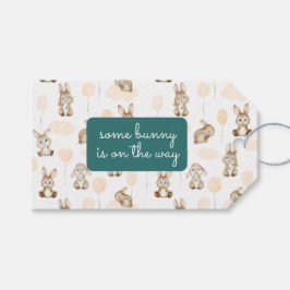 Some Bunny's On The Way Gender Neutral Baby Shower Presentetikett