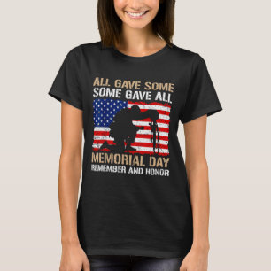 Some Gave Minnesdagen Kom ihåg Hedra USA Fallen T Shirt