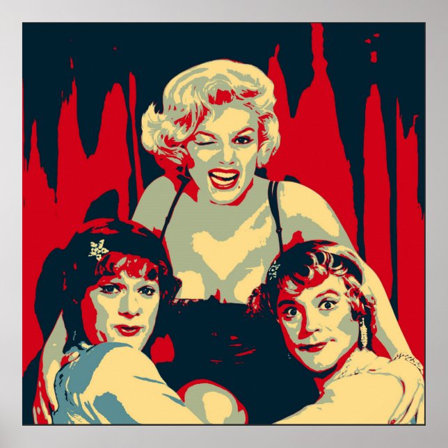 Some like it hot Pop Art Poster (Framsidan)
