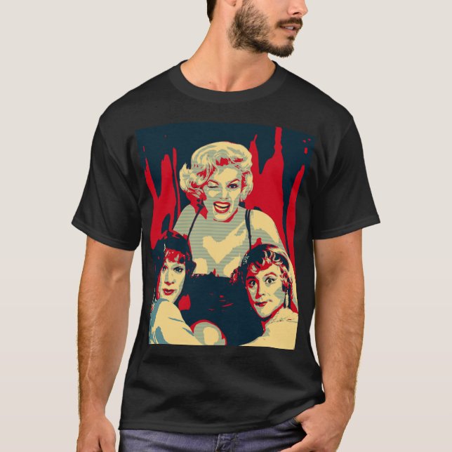 Some Like It Hot Pop Art  T Shirt (Framsida)