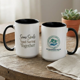 Some Souls Need Saving Together Rescue Logotyp Mugg
