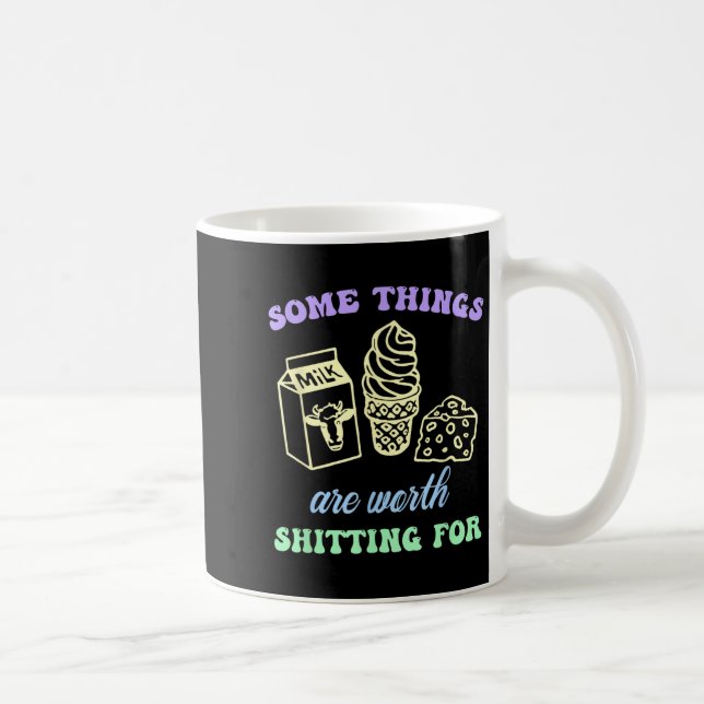 Some Things Are Worth Ting For Funny Apparel  Kaffemugg (Höger)