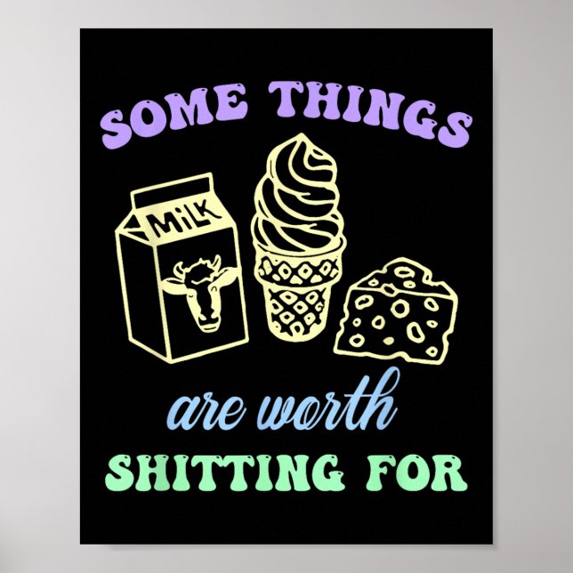 Some Things Are Worth Ting For Funny Apparel  Poster (Framsidan)