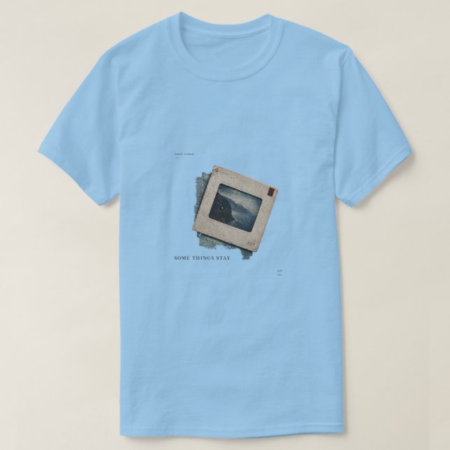 Some Things Stay Minimalistisk konst T Shirt (Design framsida)