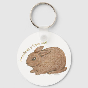 Somebunny älskar mig nyckelringen nyckelring