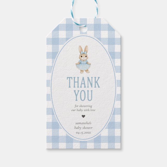 Somebunny Baby Shower Presentetikett (Framsidan)