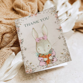 Somebunny fyller ett Födelsedags Kort för Tack