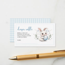 Somebunny Sweet Påsk Baby Shower Blöja Lotteri Tilläggskort
