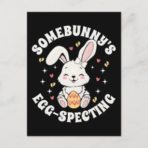 Somebunnys Ägg-pektade graviditetmeddelande   Vykort