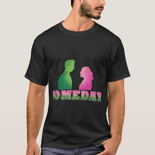 Someday retro friends t shirt (Framsida)