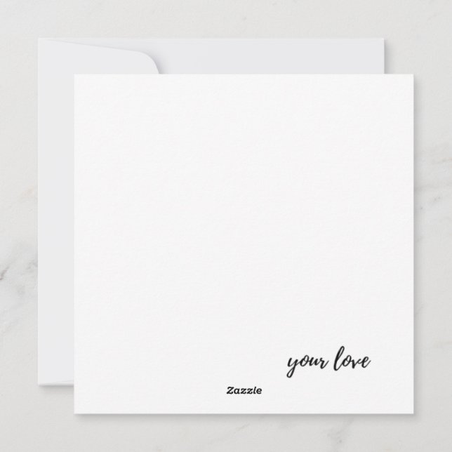 Someday You'll Find This Card In A Drawer Birthday Julkort (Baksida)