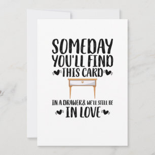 Someday You'll Find This Card In A Drawer Födelsed Julkort