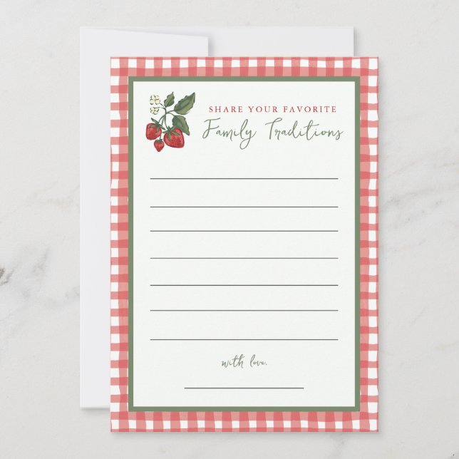 Someone Berry Special Dopparedition Familjetraditi Inbjudningar (Framsida)