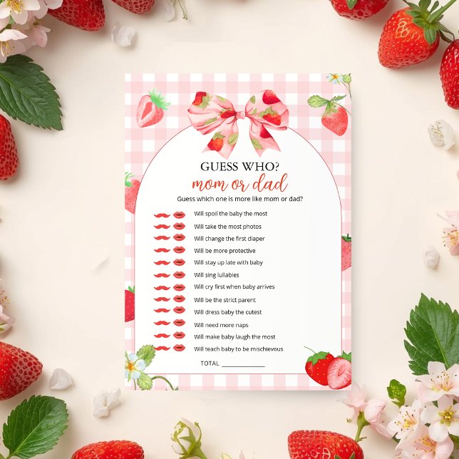 Someone Berry Sweet Baby Shower | Gissa Vem Inbjudningar (Skapare uppladdad)