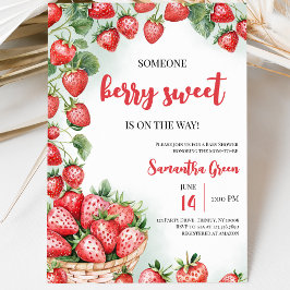 Someone Berry Sweet Baby Shower Inbjudningar