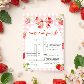 Someone Berry Sweet | Korsords Puzzle Inbjudningar