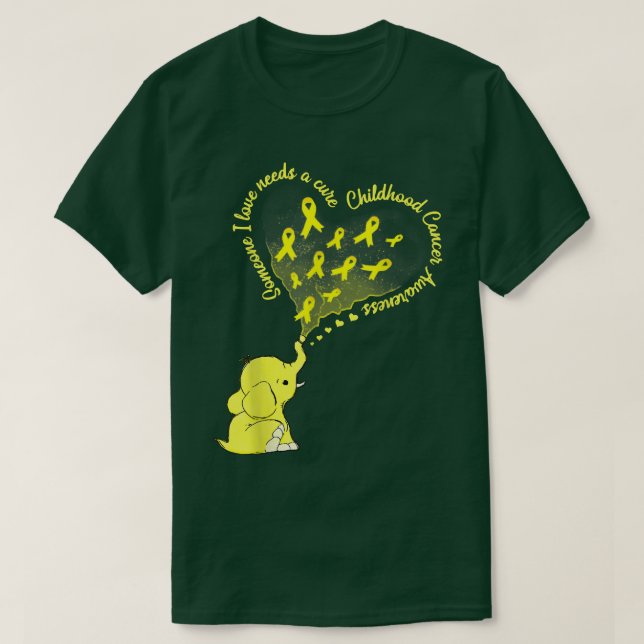 Someone I Love Needs A Cure Childhood Cancer Aware T Shirt (Design framsida)