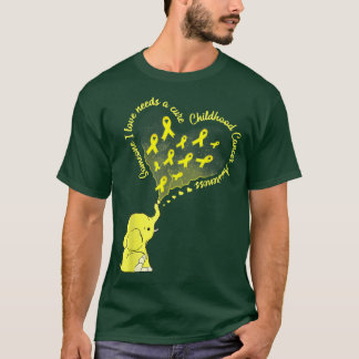 Someone I Love Needs A Cure Childhood Cancer Aware T Shirt
