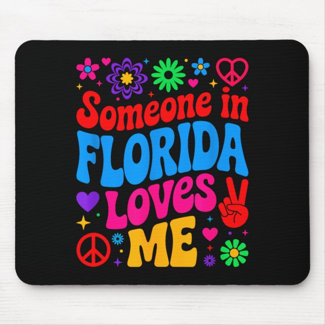 Someone In Florida Loves Me Boho Floral Peaceful C Musmatta (Framsidan)