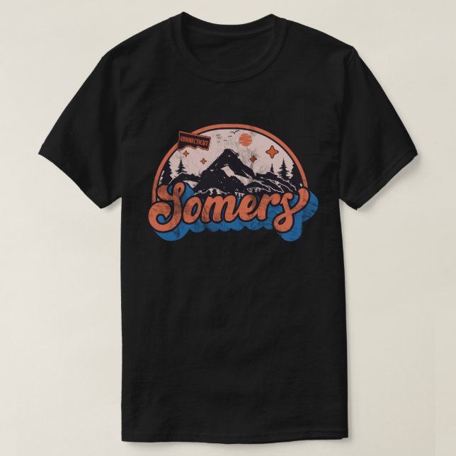 Somers, Connecticut T Shirt (Design framsida)