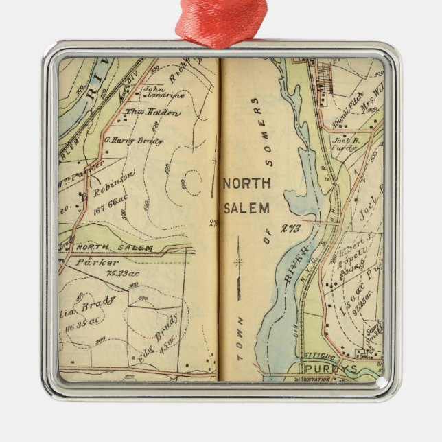 Somers New York 2 Julgransprydnad Metall (Framsidan)