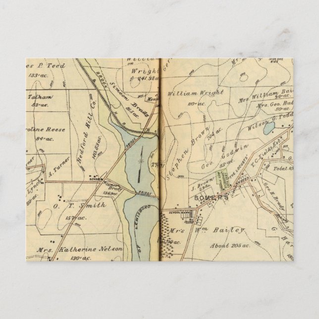 Somers, New York Vykort (Framsida)