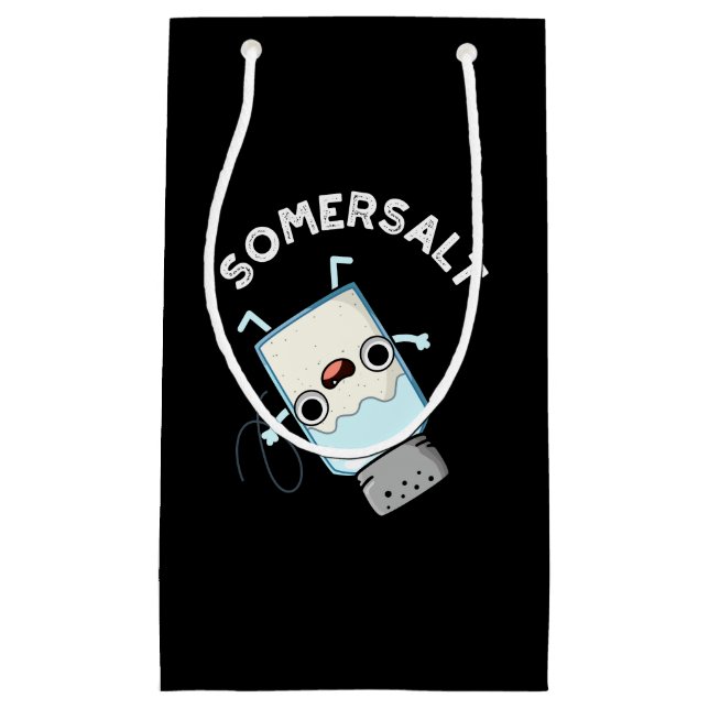Somersalt Funny Somersault Salt Pun Mörk BG (Framsidan)