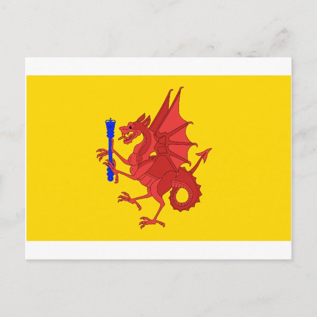 Somerset Flagga Vykort (Framsida)