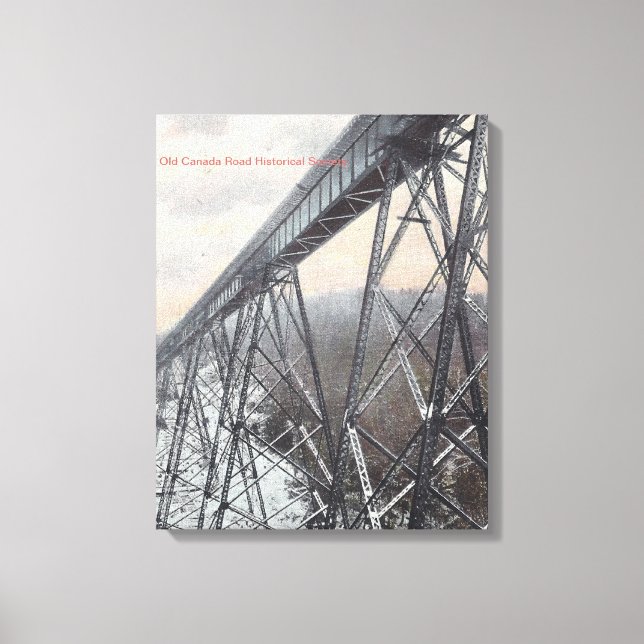 Somerset Railroad Trestle Canvastryck (Framsida)