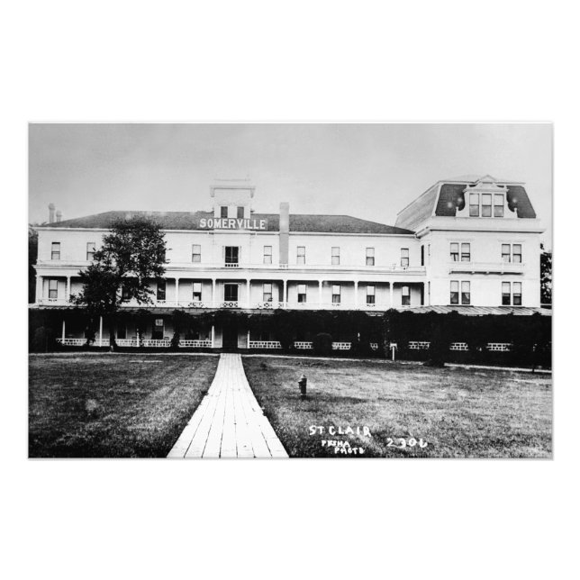Somerville Hotel St. Clair Michigan Louis Pesha Fototryck (Framsidan)