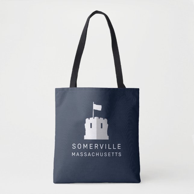 Somerville Massachusetts Tote Bag Tygkasse (Framsida)