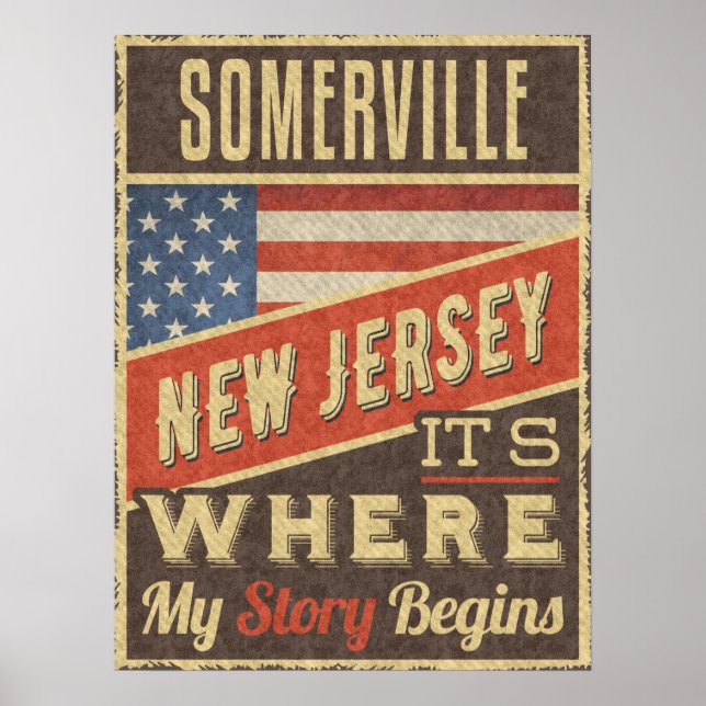 Somerville New jersey Poster (Framsidan)