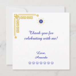  Something Blue and Greek Bridal Shower Tack Kort