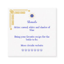  Something Blue and Greek Bridal Shower