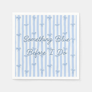 "Something Blue Before I Do" Blå Båge Pappersservett