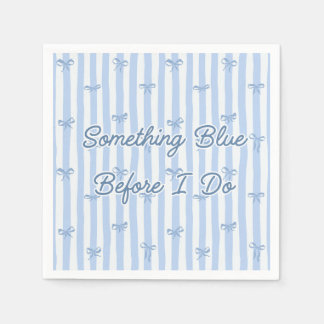 "Something Blue Before I Do" Blå Slinga Pappersservett