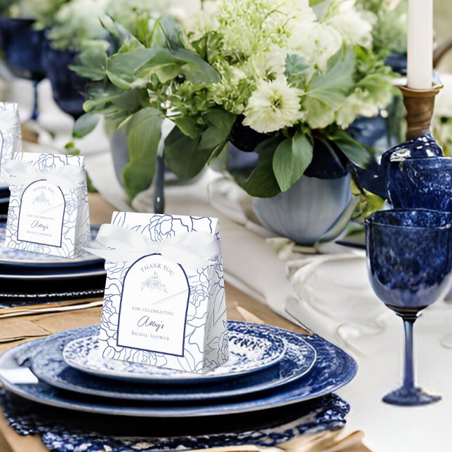 Something Blue Before I Do Blommig Bröllopsdusch Presentaskar (Skapare uppladdad)