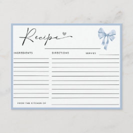 Something Blue Before I Do Bow  Request Tilläggskort