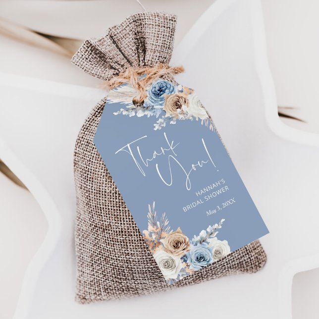 Something Blue Before I Do Bröllopsfest Presentetikett (Skapare uppladdad)