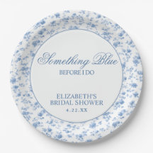 Something Blue Before I Do Elegant Bröllopsdusch