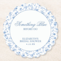 Something Blue Before I Do Elegant Bröllopsdusch