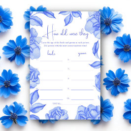 Something Blue Blommig Hur gamla var de bröllop