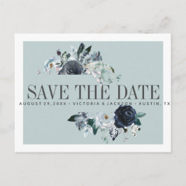 Something Blue | Boho BRÖLLLOP UPPDATERA DATUM Meddelande Vykort